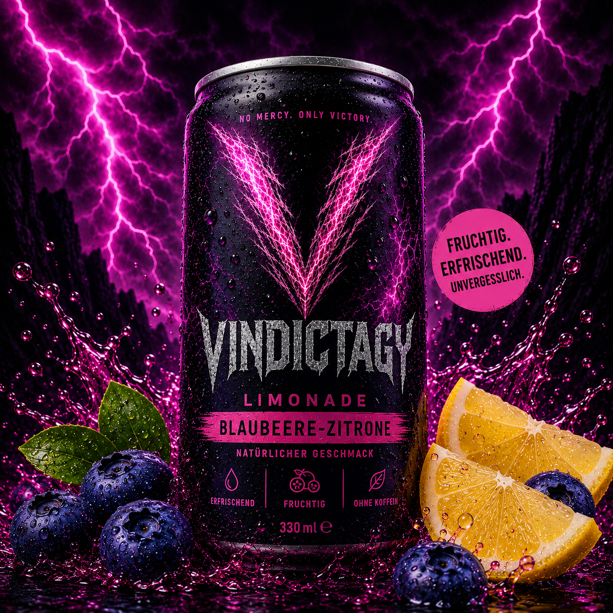 Vindictagy Limonade Blaubeere-Zitrone