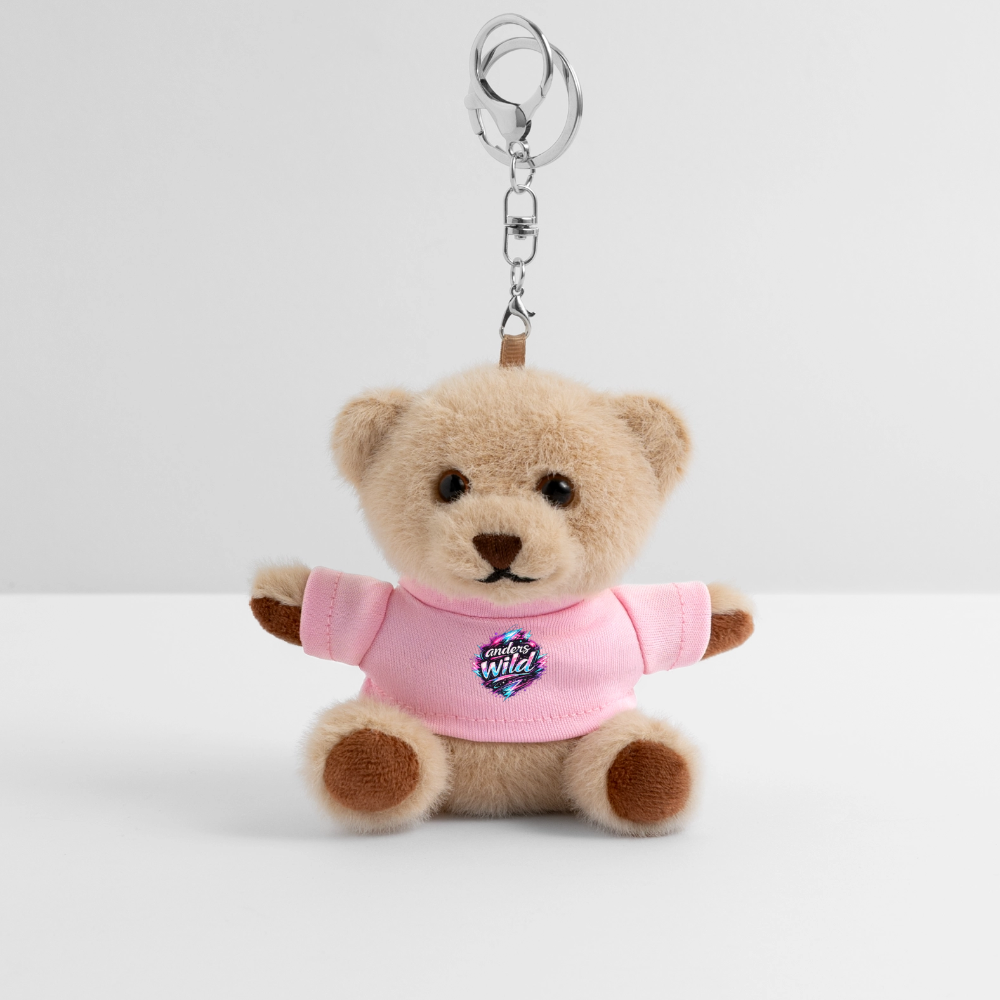 Teddy Schlüsselanhänger - Rosa